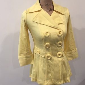Yellow coat